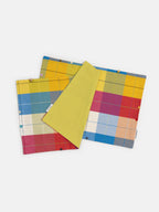 buttoned placemats - color grid