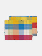 buttoned placemats - color grid